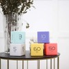 mooas Cube Timer (Yellow), Timers Cube Flip Block Timers Productivity