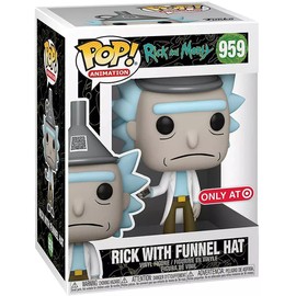 Funko POP! Animation: Rick & Morty - Rick with Funnel Hat (Target Exclusive)