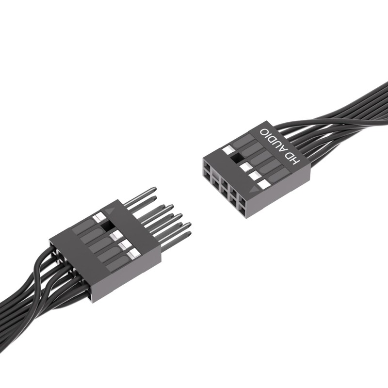 9 Pin Motherboard Front Audio Extension Cable 20cm(7.9in) Male to