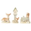 Heartwood Creek by Jim Shore White Woodland Set of 3