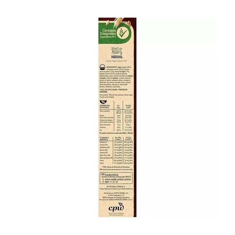 Nestlé Chocapic Cereals Breakfast 375 g Box Chocolate Wheat FREE