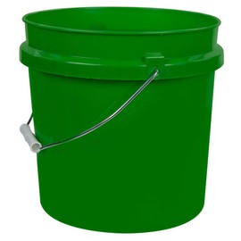 Green 2 Gallon High Density Plastic Bucket