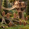 Chunful 50 Pcs Mini Bigfoot Figurines Sasquatch Party Favors,Classic