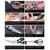 Heavy Duty Kitchen Shears with Unique Curve Blade, No Rust