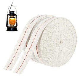 Oiieco Cotton Wick for Oil Lamps, 10 m Long, 13 mm Premium Oil Lamp Wick, Wick for Petroleum Lamps, Oil Lamps, Kerosene Lamp, for Garden Torch, Lantern, Oil Lamp Lighting