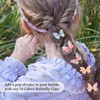 9 Pairs of Butterfly Hair Clips,Butterflyhair Accessories,Shiny Butterflyhair Clips for