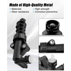 Metal Clutch Slave Cylinder Fit for Fiat 500 2012-2017 L4 1.4L Replace 68367217AA BS517A508CA 55261309AA 068367217AA, Black
