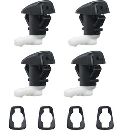 Amavoler 4 PCS Windshield Washer Nozzles Wiper Spray Replacement Fit For 2013-2016 Dodge Dart. OEM#: 68081370AB.(4 PCS)