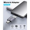 Duttek 10Gbps USB C to Micro B Cable Adapter, Micro
