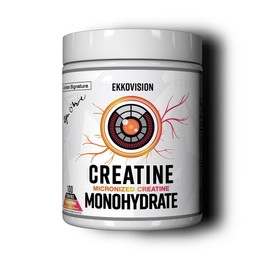Ekkovision Creatine Monohydrate Powder, Micronized, Island Surge, Pre Workout & Post Workout Supplement for Men & Women, Energy Support, Easy to Mix in Shakes, Smoothies & Beverages, 100 Servings