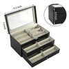 Nicunom 18 Slots Sunglasses Organizer Collector Eyeglasses Sunglass Glasses Storage