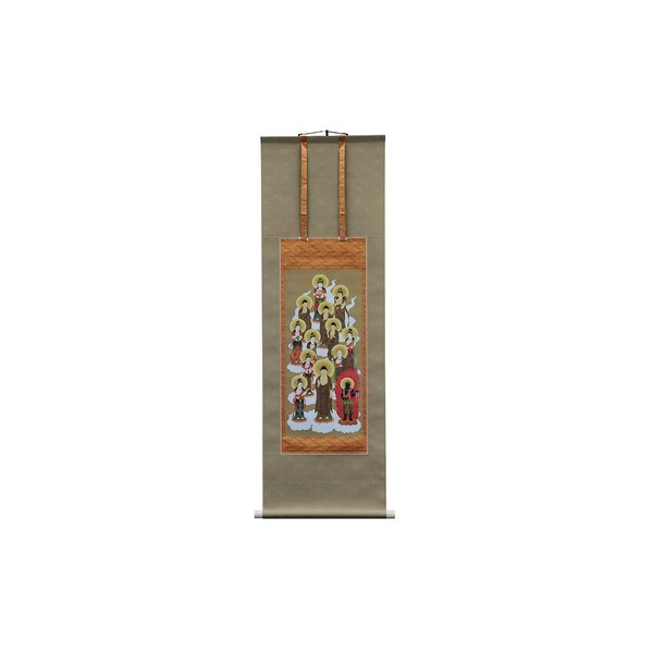 Hasegawa Buddhist altar hanging scroll, floor hanging scroll, 13 Buddha, Heian, 3 scale, Made in Japan, For floors, Obon Shinbon Hatsubon