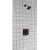 T2471BL Matte Black Shower Trim Kit with Lever Handle Compatible