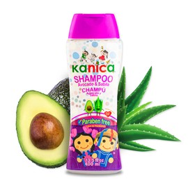KANICA Champú sin parabenos con aloe vera y aguacate. Champú para la familia                                                                          