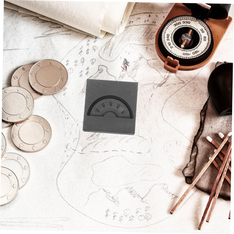 jojofuny Graphite Mold for Metals Watermelon Pattern Melting Casting Tool