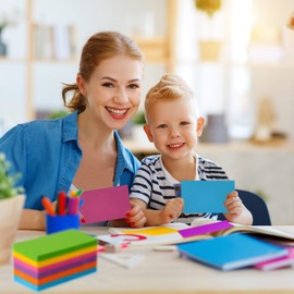 300 Pieces Blank Index Cards 3 × 5 Colored Note Cards Index Cards Colorful Flash Cards for Studying Blank Flashcards for Adults Kids Home Classroom Office