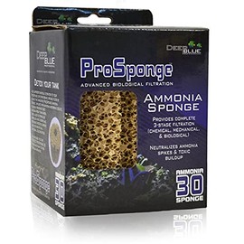 Deep Blue Professional ADB88933 Prosponge 30-Ammonia Sponge Submersible Filter for Aquarium