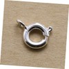 CORHAD 20Pcs Alloy Spring Ring Clasps for DIY Jewelry Making