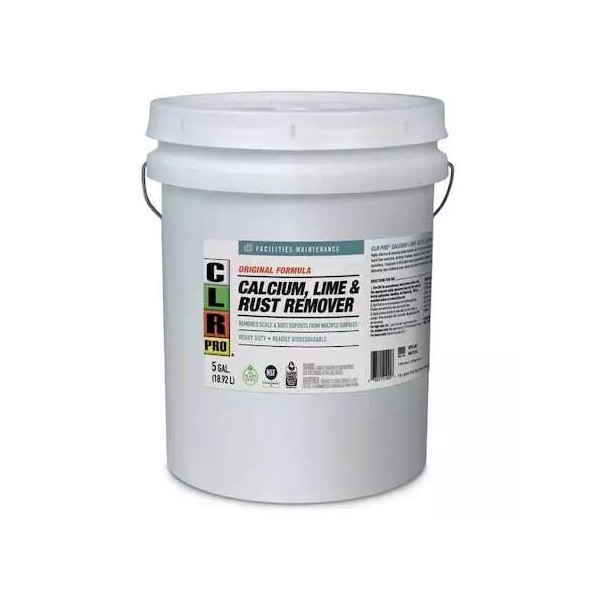 Clr Pro G-Fm-Clr-5Pro Calcium, Lime/Rust Remover,5 Gal,Bucket