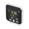 White Smart Air Quality Monitor LCD Screen WIFI CO2 Temperature