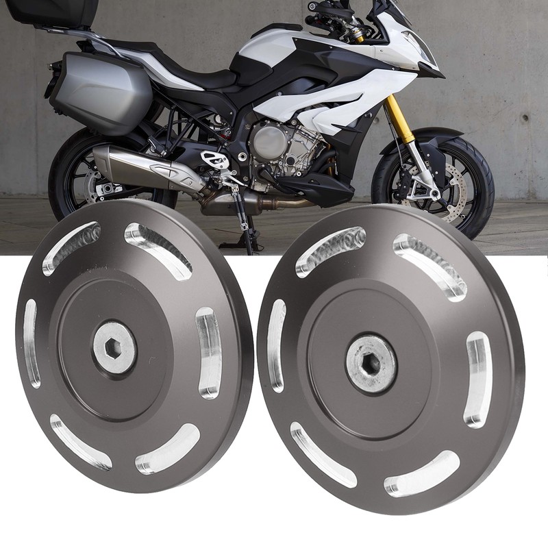 Pair Motorcycle Frame Hole Cover Aluminium Alloy Replacement for S1000XR