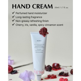 VINOIR Decanting Hand Cream IL LABIRINTO - Long Lasting Perfumed Hand Moisturizer for Rough Skin - Soft & Smooth Hands - Black Cherry, Iris and Cinnamon Scent, 1.7oz.