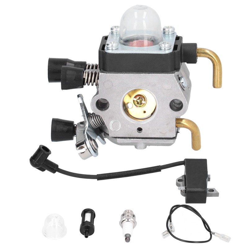 Carburetor Ignition Coil Sparking Plug Set for STIHL FS75 FS80