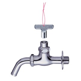 SANEI Y16J-13 Universal Home Faucet, Key-Type Faucet, Rotatable Pipe Type, Nominal 13