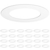 Amico 24 Pack Goof Rings for 6 Inch Recessed Lights,