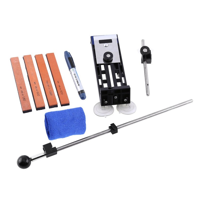 Professional Kitchen Knife Sharpener System Kit, Stainless Steel Kitchen Knives