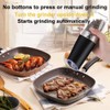 YAYAYOUNG Gravity Electric Grinder set of 2,Automatic Pepper and Salt