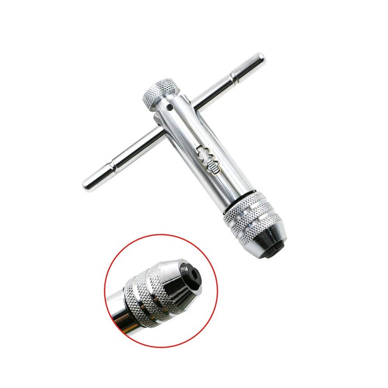 Tap Handle, Screw Tap, T-shaped Handle, Adjustable, Universal M3-M8 Set