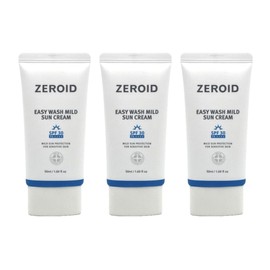 Zeroid Easy Wash Mild Zero Sun Cream Sun Cream Naedonnaesan Review Efficacy Effect 50ml 3pcs / 제로이드 이지워시 마일드 제로 썬크림 선크림 내돈내산 후기 효능 효과 50ml 3개