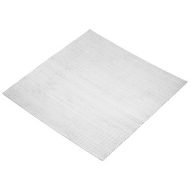 PATIKIL 11.8" L x 11.8" W Perforated Metal Sheets, 16Ga 0.06" Hole 304 Stainless Steel Mesh Stagger Expanded Perforated Metal Plate for Ventilation Filtration