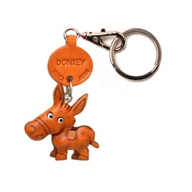 Donkey Donkey Genuine Leather Animal Key Chain Bankakraft Leather Story (Made in Japan)