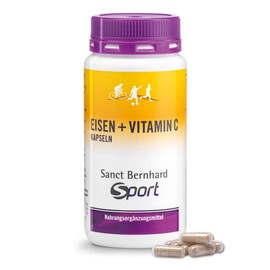 Sanct Bernhard Sport Iron Vitamin C Capsules 180 Capsules