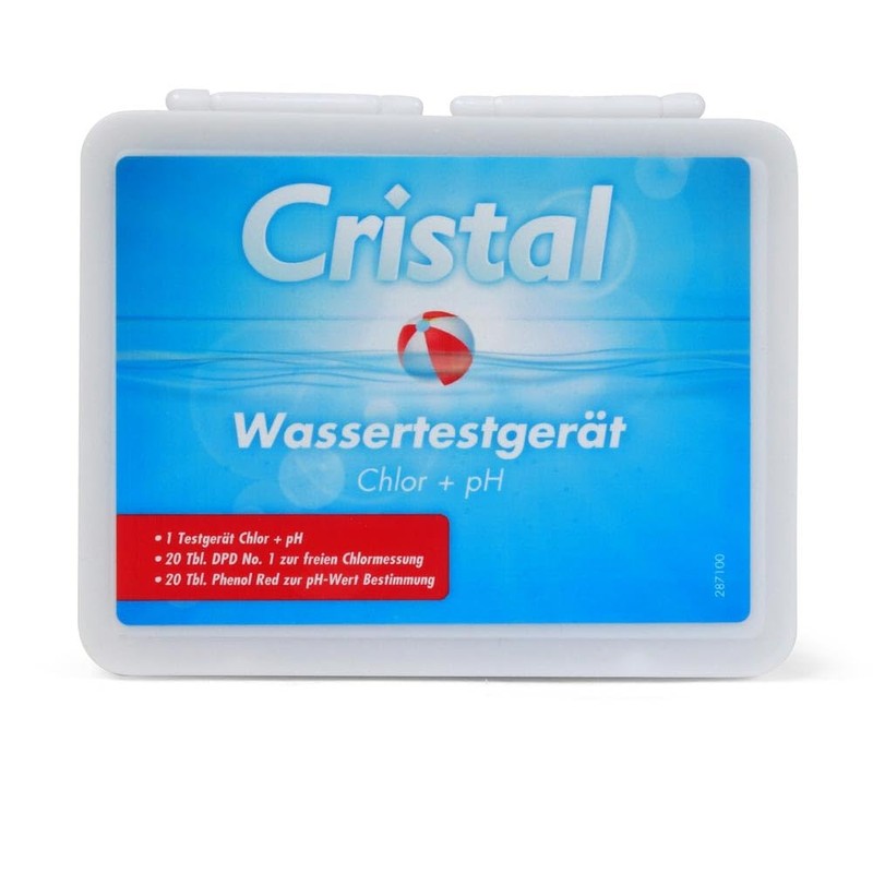 Cristal Water Tester Chlorine + pH for Fast Water Analysis