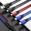 USAMS - Paquete de 2 cables de carga múltiple de