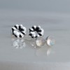 Sterling Silver Tiny Post Stud Piercing Earrings for Cartilage Tragus