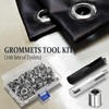 Anley 1/2" Grommet Tools Kit - 100 Sets of Rust