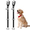 EOWVISN 2 Pieces Pet Doorbell Ropes, Pet Training Bells, Adjustable Pet Doorbell Ropes, Pet Supplies, Dog Potty Training Supplies