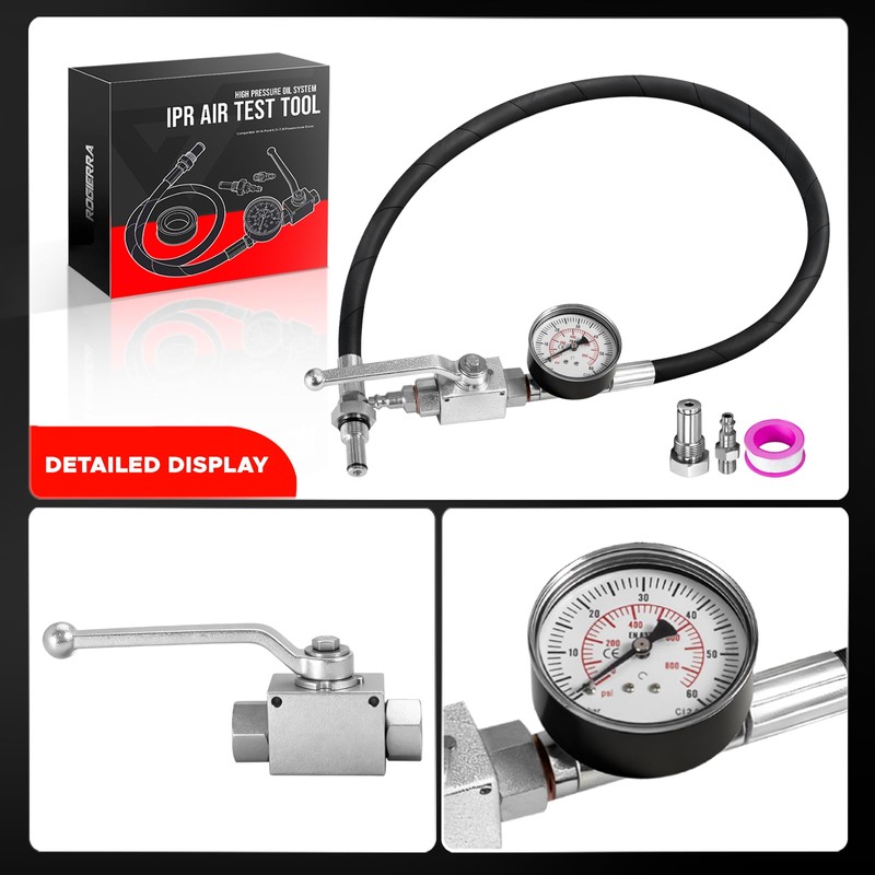 High Pressure Oil System IPR Air Test Tool Kit Compatible