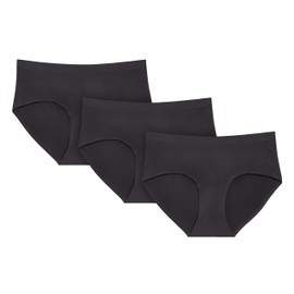 Knix Super Leakproof Boyshort - Period and Incontinence Underwear for Women - Black, XXXX-Large (3 Pack)