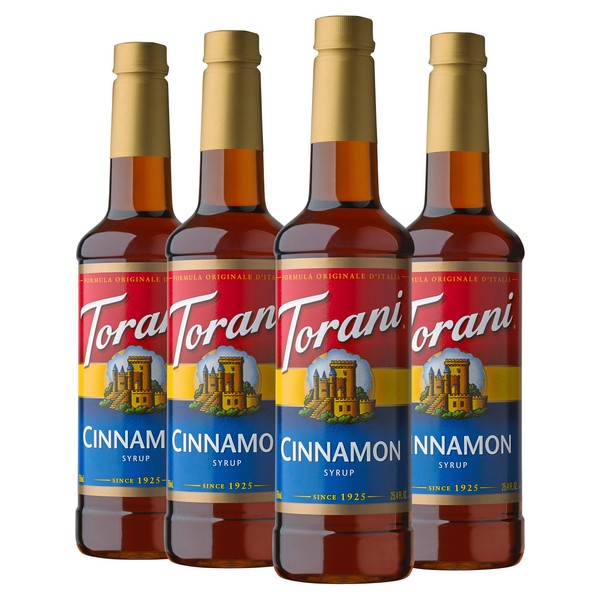Torani Syrup, Cinnamon, 25.4 Ounces (Pack of 4)