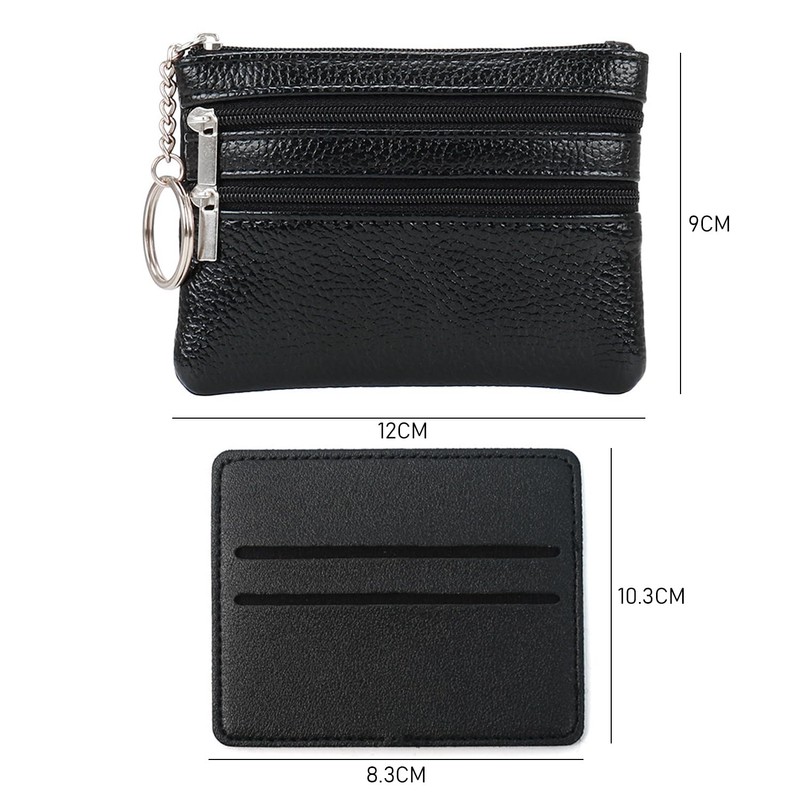 KSBBHDS 1 Mini Leather Wallet with 1 Leather ID Card