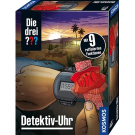 Kosmos Die Drei ??? Detective Clock 632298, Detective Toy, Detective Equipment, Detective Set, Children's Birthday Gift, Gift for Children from 8-12 Years