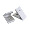 PZRT 2pcs 45 Degree Angle 2020 Aluminum Corner Brackets Profile