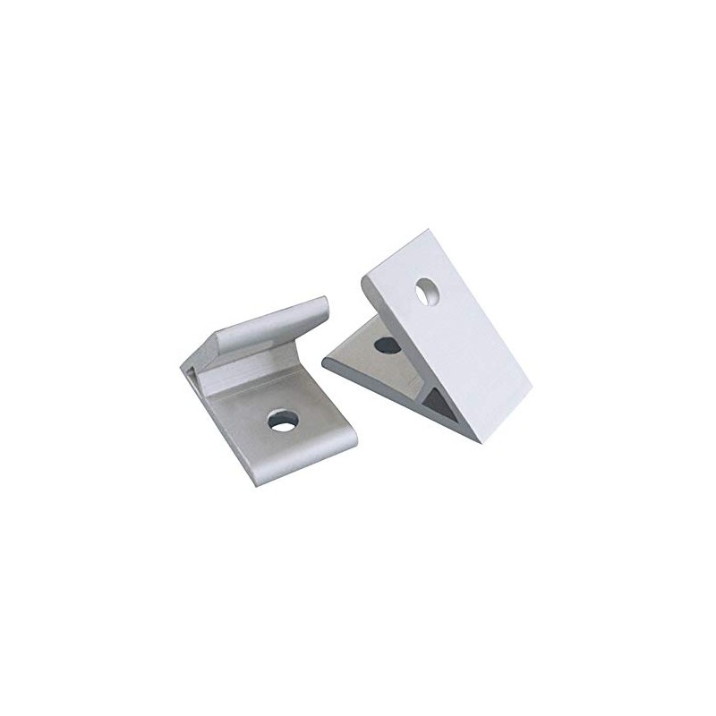 PZRT 2pcs 45 Degree Angle 2020 Aluminum Corner Brackets Profile
