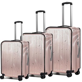 Luggage Cover Protector Fits 20 24 28 Inch Clear PVC Waterproof Suitcase Covers Travel Luggage Sleeve Tsa Approved