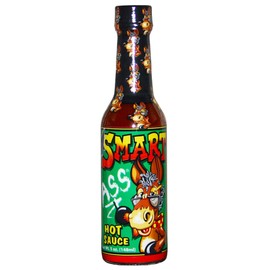 ASS KICKIN' Smart Ass Habanero Hot Sauce – 5 oz. – Perfect Gourmet Hot Sauce for Chicken Wings - Try if you dare!